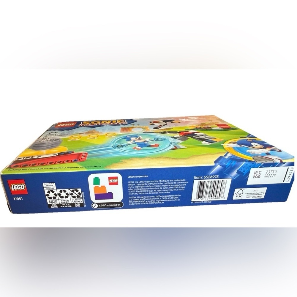 LEGO SONIC'S CAMPFIRE CLASH 77001 - 177
PIECES BRAND SEALED BOX - Picture 4 of 5